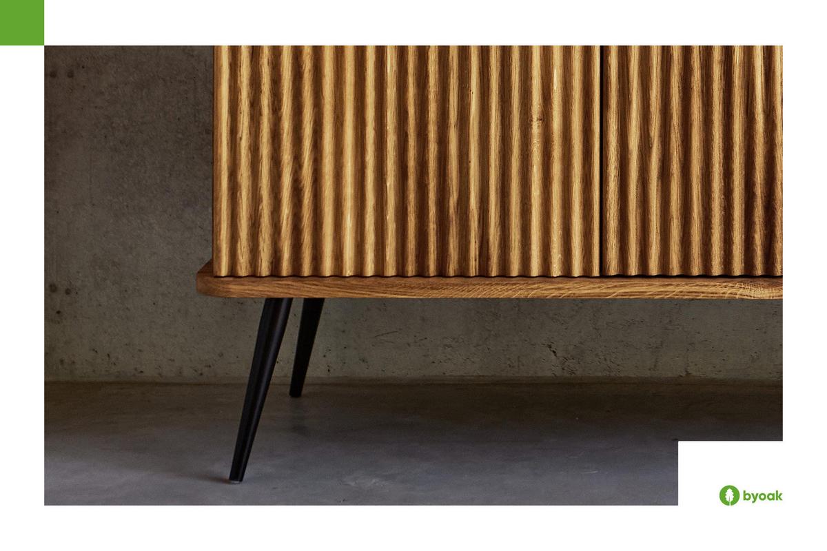 KOMMODE LINA Kernbuche - Kernbuche, Holz (144/87/46cm) - byoak