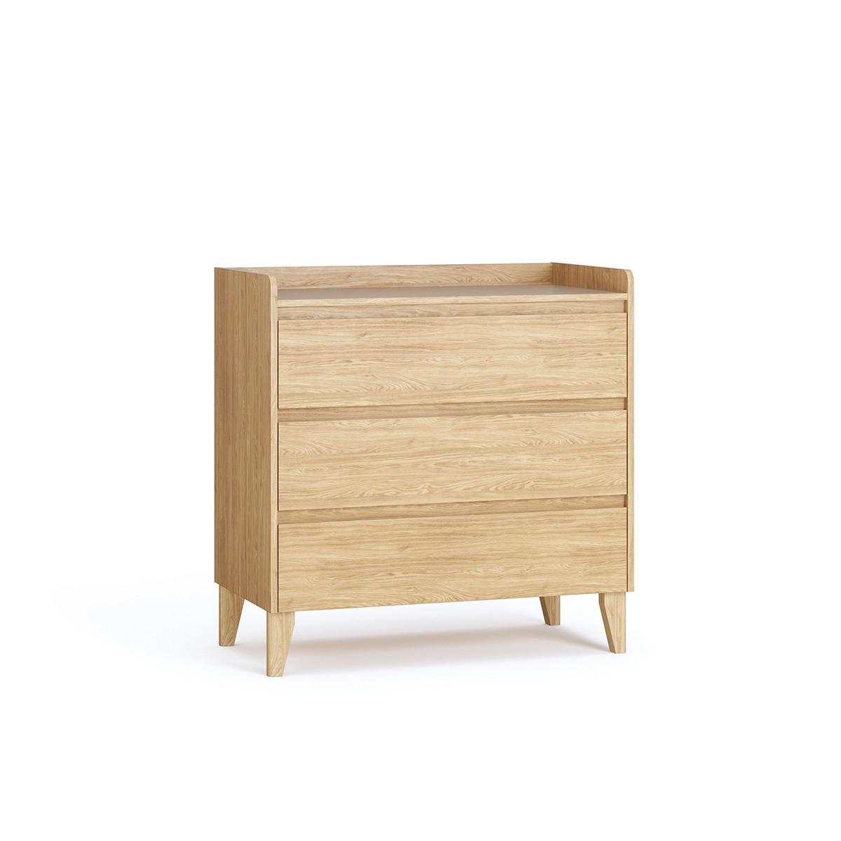 KINDERKOMMODE Muve Holz - Braun, Holzwerkstoff (90/48/92cm) - Petits-meubles