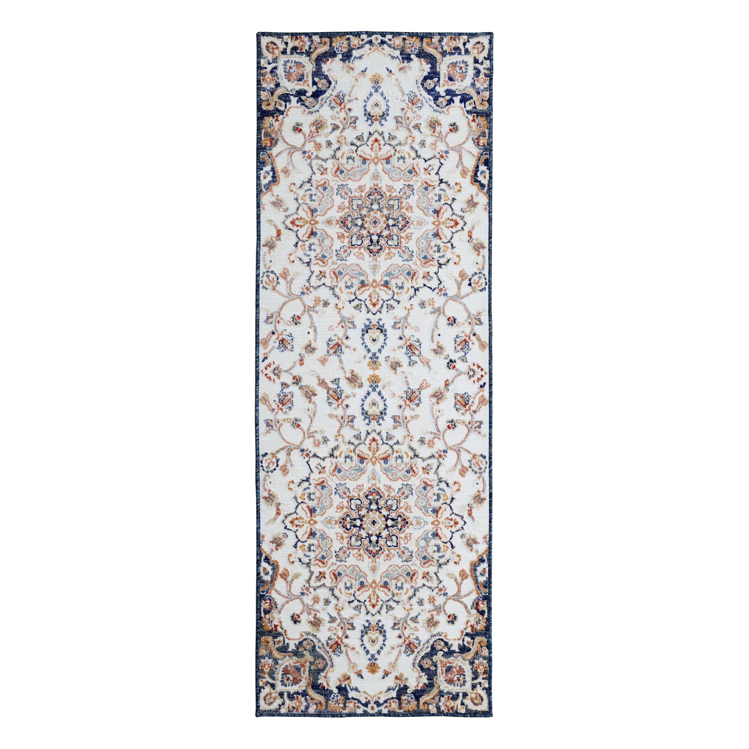 OUTDOORTEPPICH Waschbar LAGAN, floral, Bunt, 80 x 230 cm - Multicolor, Textil (80/230cm) - KADIMA DESIGN
