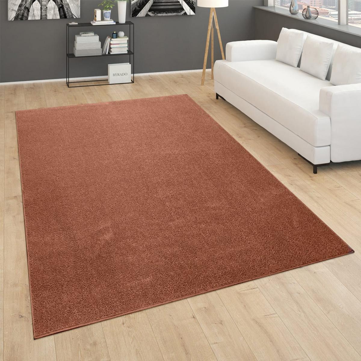 KURZFLORTEPPICH Waschbar, einfarbig, Braun, 60 x 100 cm - Braun, Textil (100/60cm) - KADIMA DESIGN