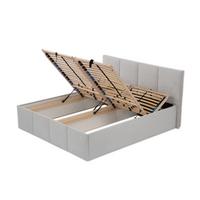 POLSTERBETT Dalas Grau 160 x 200 x 40 cm Bettkasten Mit hochwertiger Matratze H3 (bis 120 kg) und Lattenrost - Grau, Holz (160/200cm) - Halmon Schlafkomfort Betten 