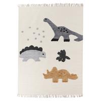 KINDERTEPPICH Gharta 140/200 cm - Beige/Grau, Textil (200/140cm) - Beliani