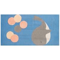 KINDERTEPPICH Balabang 150/80 cm - Blau, Textil (80/150cm) - Beliani