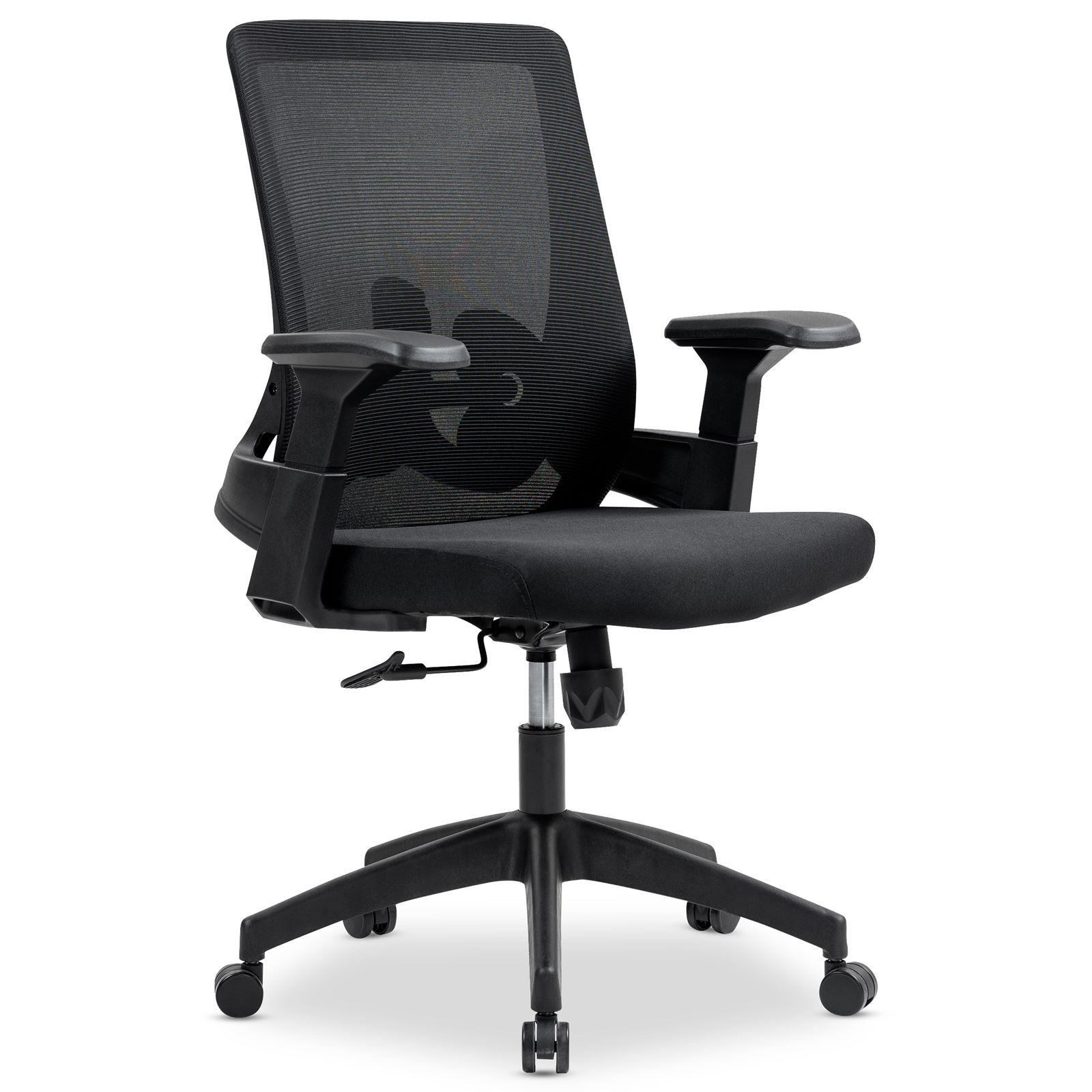 BÜRODREHSTUHL CAPVAL schwarz - Schwarz, Kunststoff/Textil (65/106/65cm) - IDIMEX