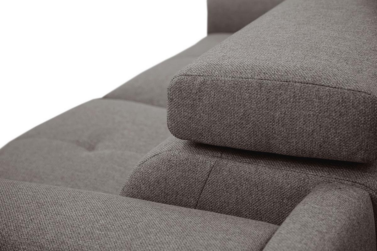 RELAXSOFA MATERA 3-Sitzer mit 2 Relaxfunktionen, braun - Schwarz/Braun, Holzwerkstoff/Textil (212/82/103cm) - Wozimo