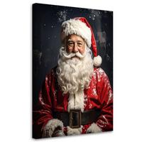 LEINWANDBILD Weihnachten 60x90cm - Rot, Textil (60/90cm) - Feeby