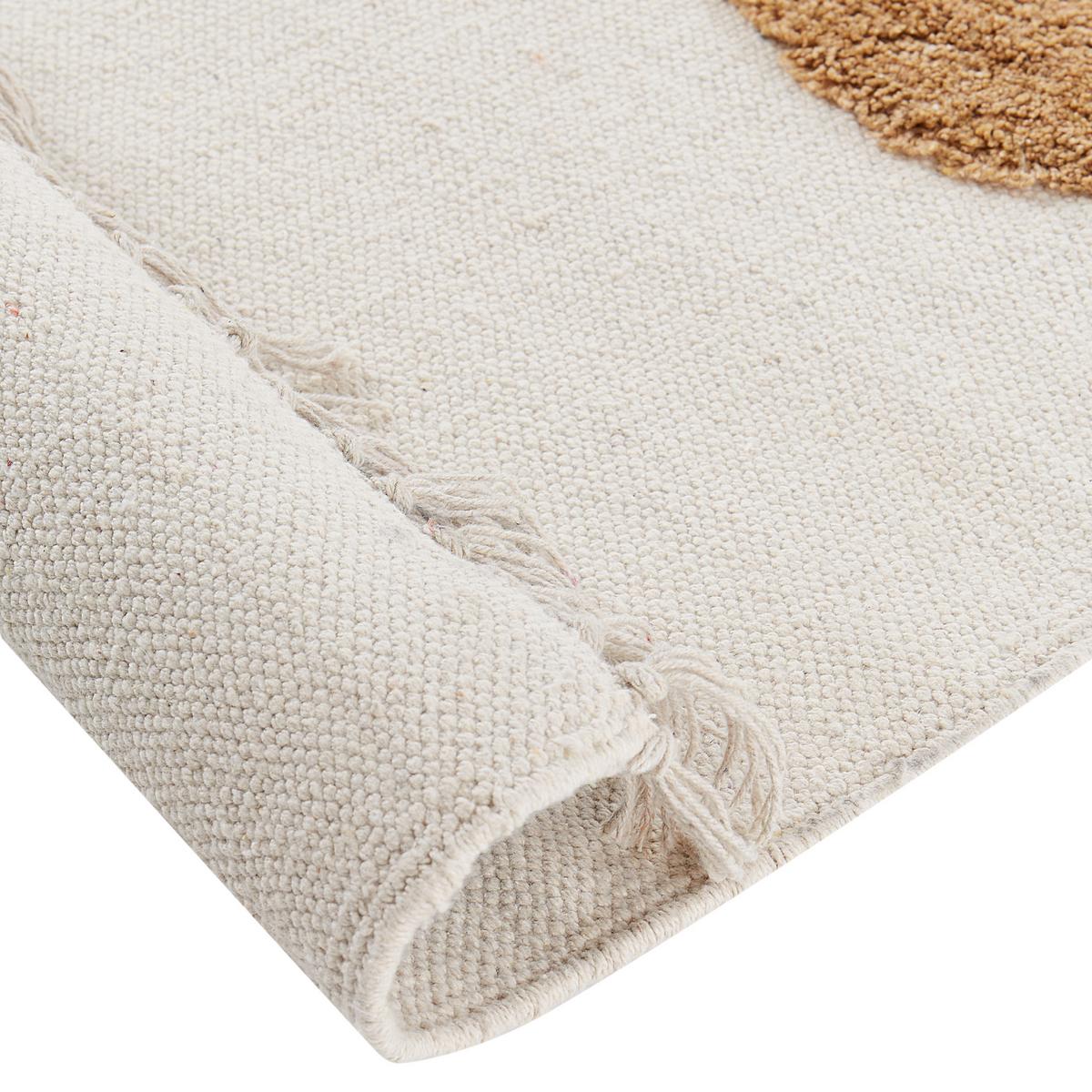 KINDERTEPPICH Gharta 140/200 cm - Beige/Grau, Textil (200/140cm) - Beliani