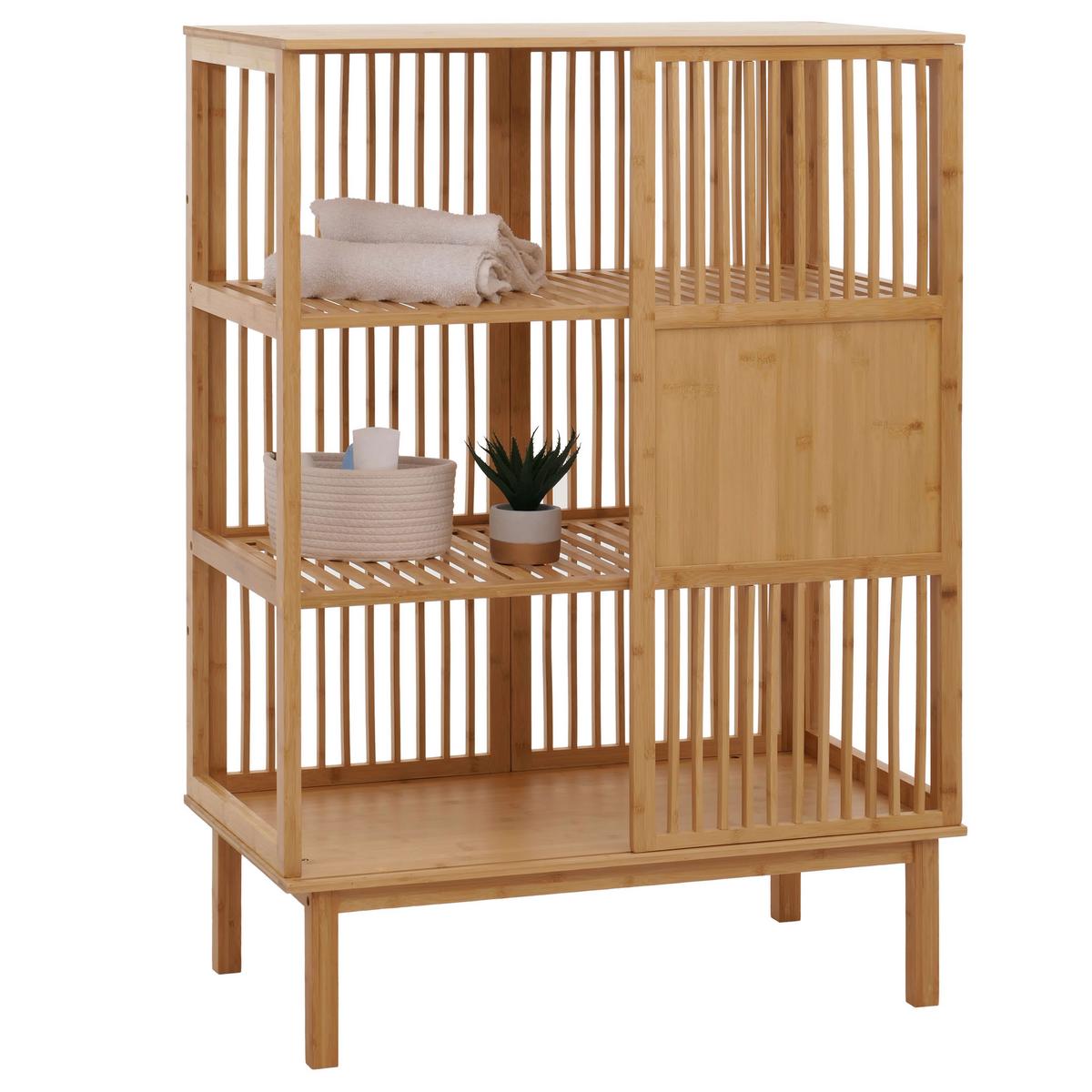 STANDREGAL Braun - Braun, Holz (80/115/45cm) - MCW