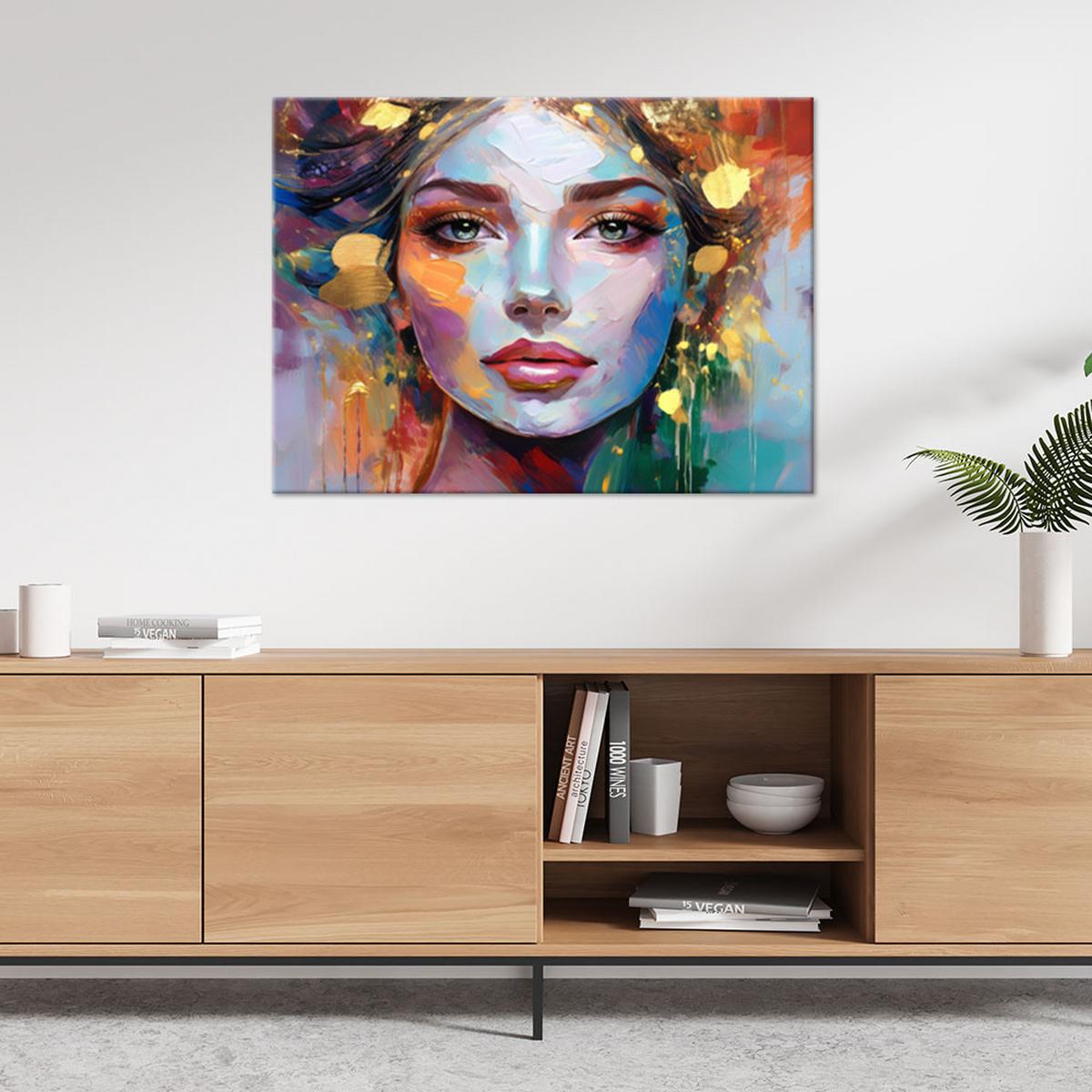 LEINWANDBILD Menschen & Charaktere 45x30cm - Multicolor, Textil (45/30cm) - Feeby