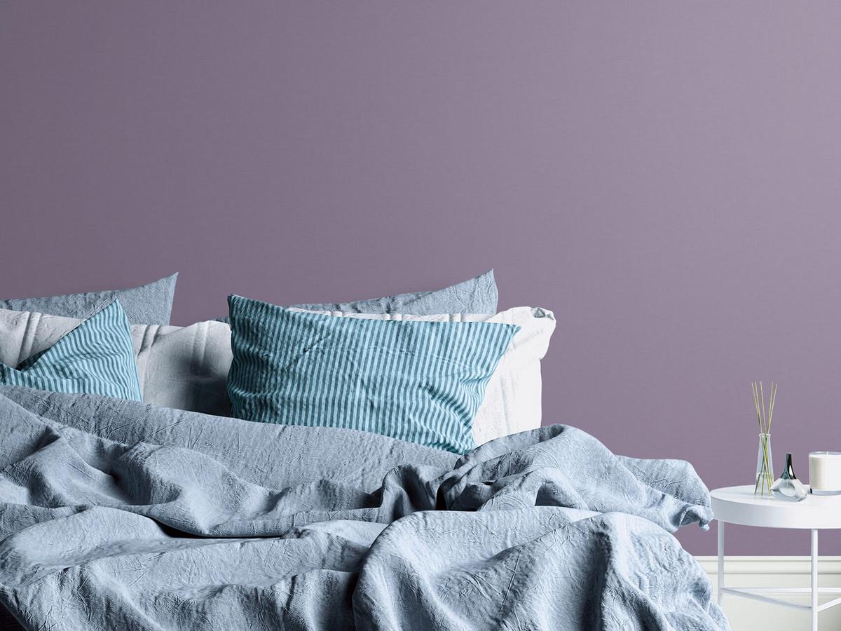 VLIESTAPETE Lila 53/1005 cm - Lila, Textil (53/1cm) - KUNSTLOFT