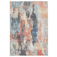 DESIGNER IN UND OUTDOOR TEPPICH VINTAGE MUSTER - Rotbraun, Textil (80/150cm) - Pergamon