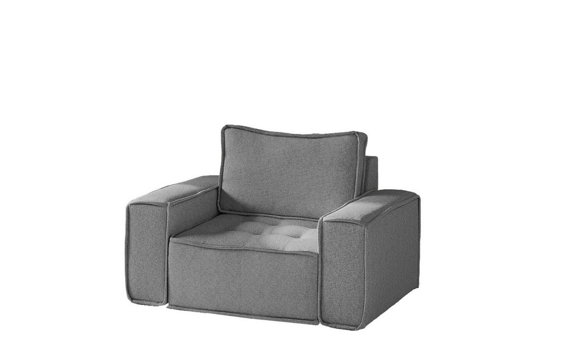 SESSEL Sande In Raven - Grün, Holzwerkstoff/Textil (132/85/90cm) - Fun Möbel