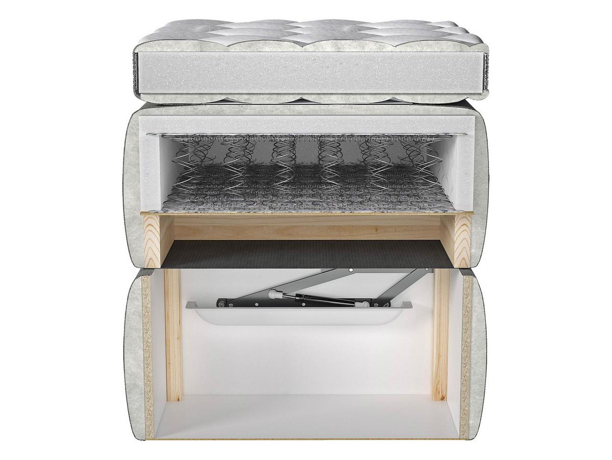 BOXBETT Elegance - H3 - Goldfarben/Grün, Holz/Textil (180/200cm) - MIRJAN24