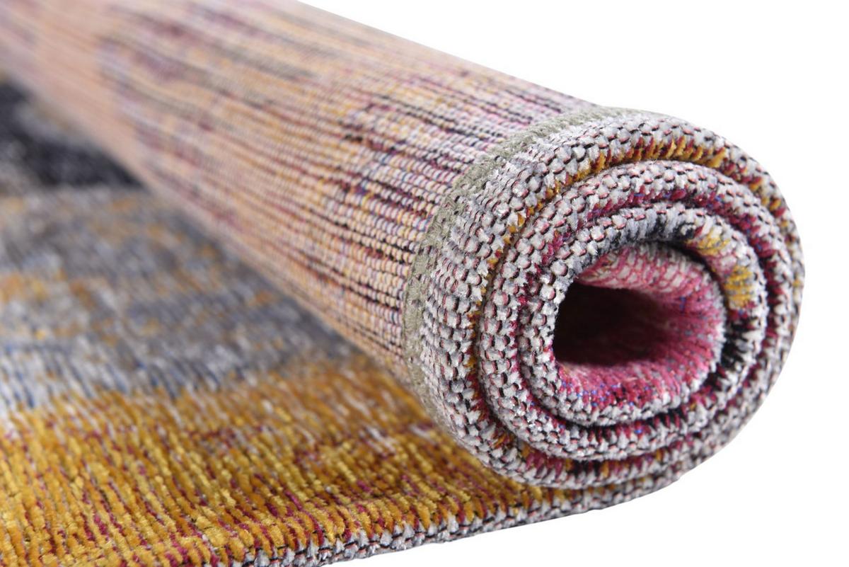 FLACHWEBETEPPICH Cosima 80x160 cm - Multicolor, Textil (80/160cm) - Gino Falcone