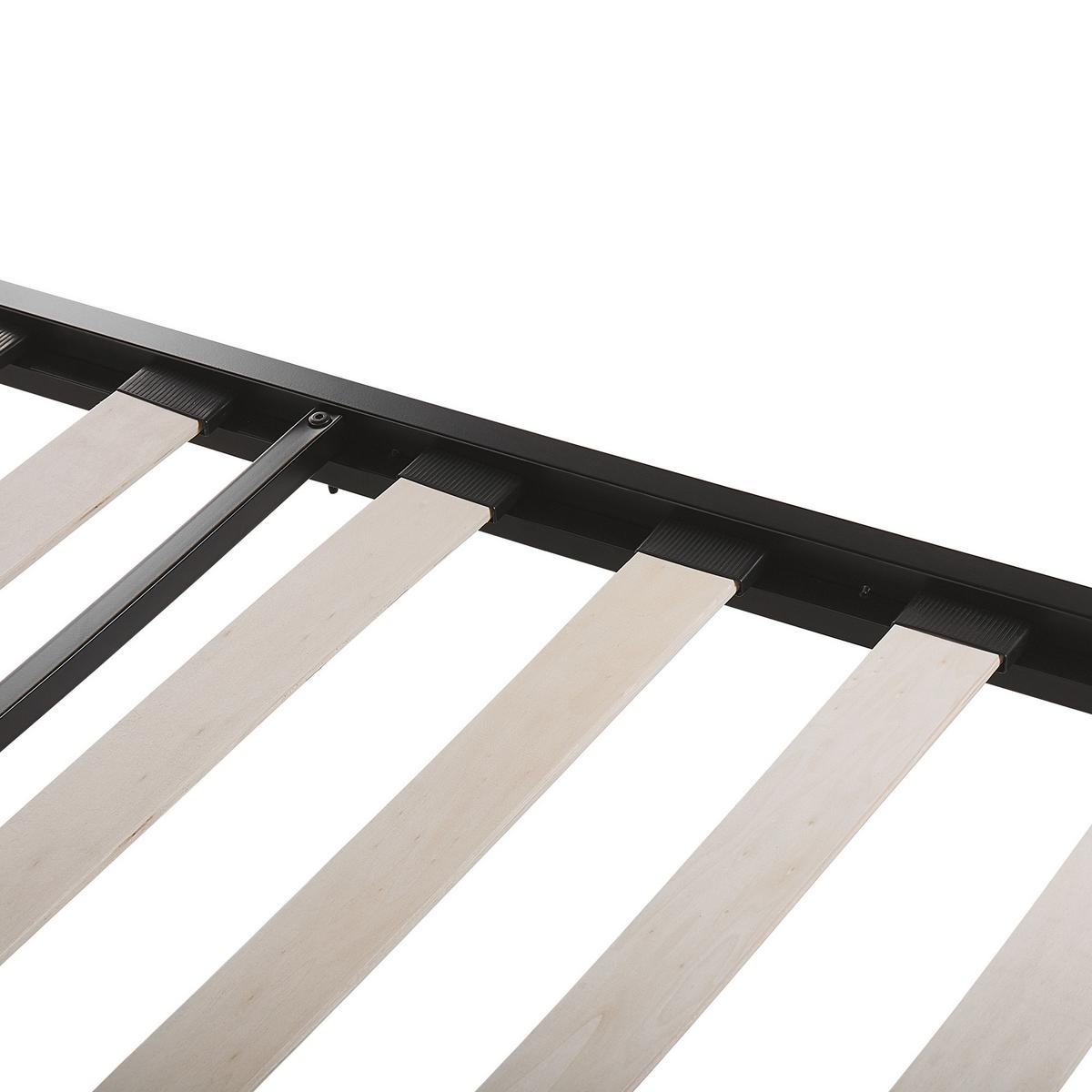 METALLBETT 180/200cm Schwarz Antlia - Schwarz, Metall (180/200cm) - Beliani