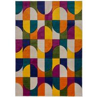 TEPPICH QUAGGY, geometrisch, Bunt, 80 x 150 cm - Multicolor, Textil (150/80cm) - KADIMA DESIGN