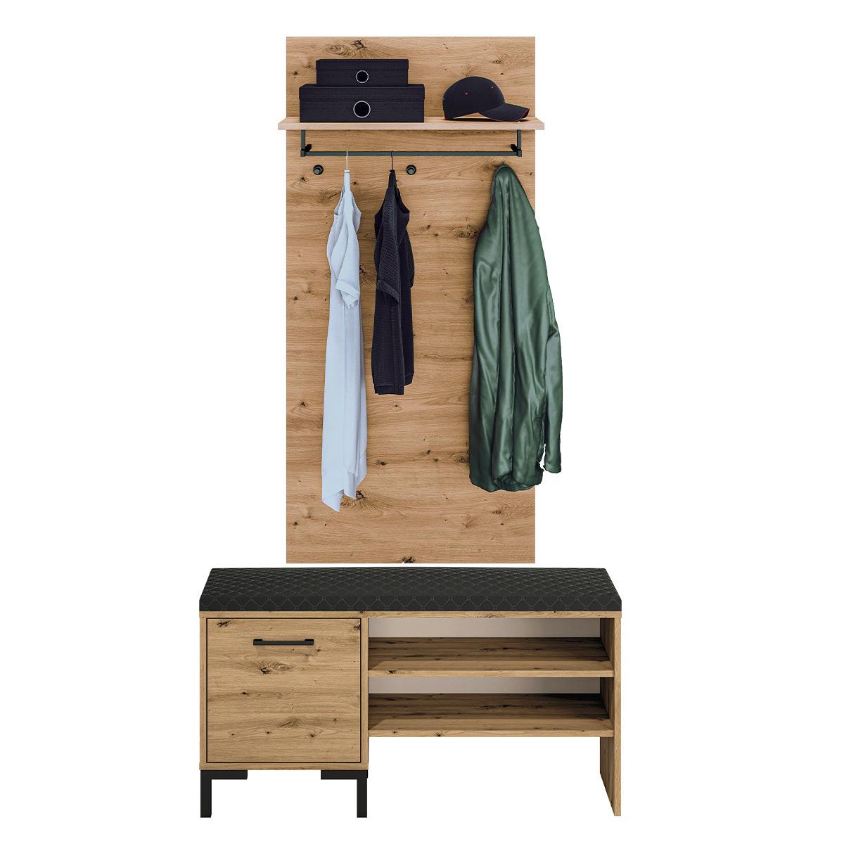 EINGANGSMÖBEL Liora Holz - Braun, Holzwerkstoff (105/54/34cm) - Petits-meubles