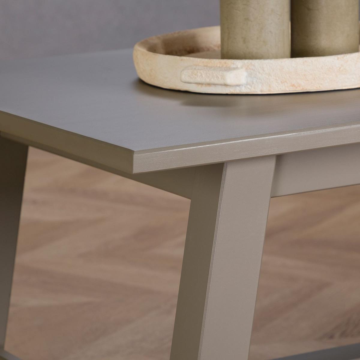 COUCHTISCH LUZERNA - Grau, Holz (60/110/45cm) - IDIMEX