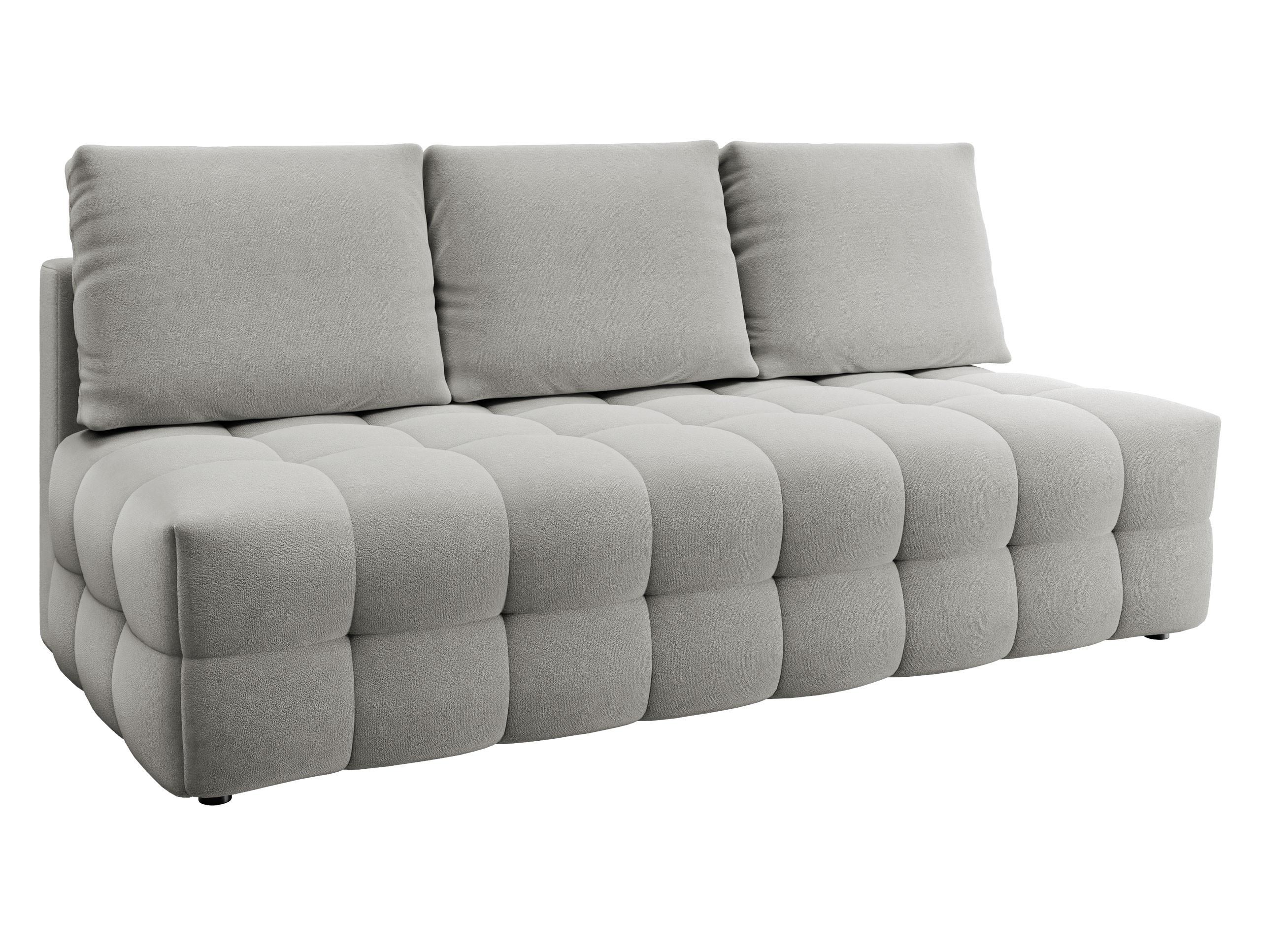 SCHLAFSOFA Sempre - Hellgrau, Holz/Kunststoff (208/97/100cm) - MIRJAN24