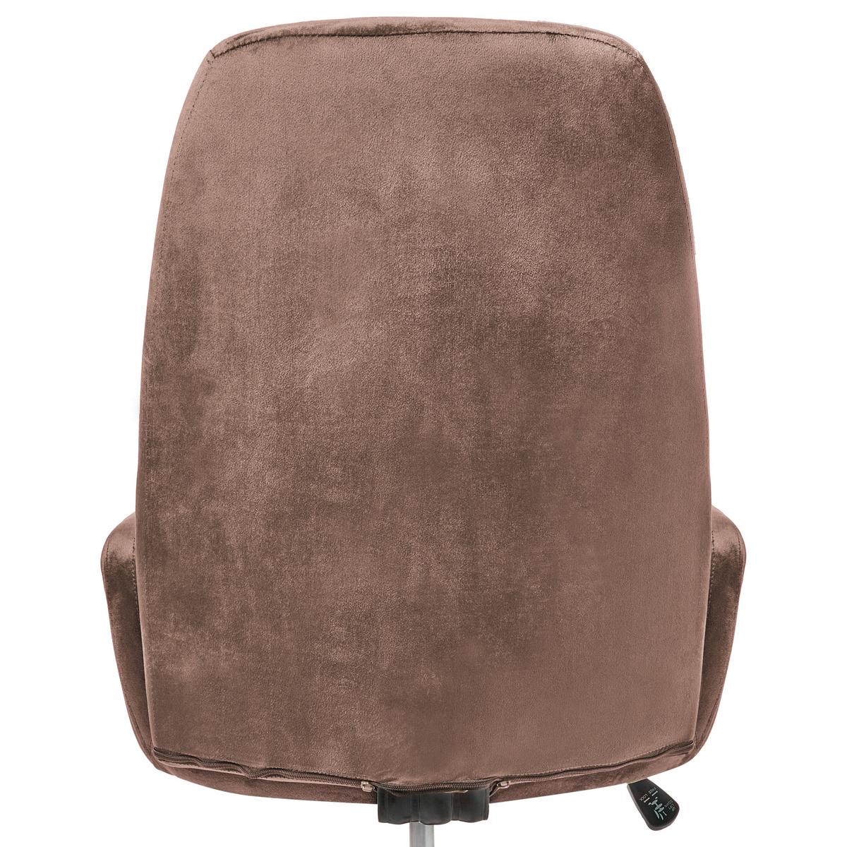 BÜROSTUHL Braun Clare - Goldfarben/Schwarz, Textil (62/100/64cm) - Beliani
