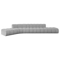 ECKSOFA modulares Sofa Solven-L2 - 471x174x70 cm Hellgrau - Hellgrau, Holzwerkstoff/Textil (471/174cm) - ALTDECOR