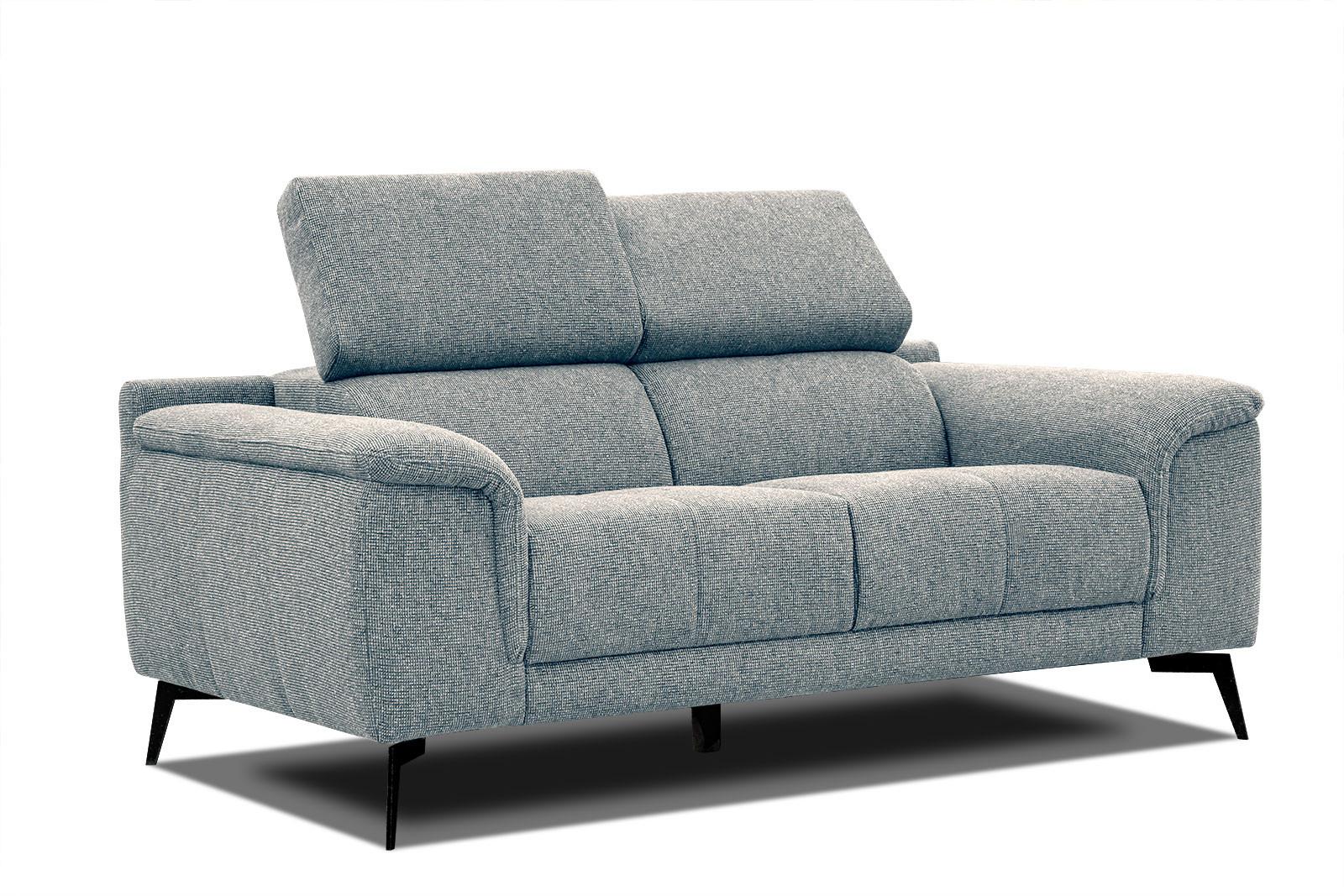 SOFA FIERO 2-Sitzer, mintgrün - Schwarz/Mintgrün, Holzwerkstoff/Textil (170/82/103cm) - Wozimo