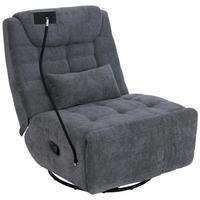 RELAXSESSEL Dunkelgrau - Dunkelgrau, Textil (82/96/163cm) - MCW