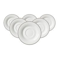 TEEUNTERTASSEN Ostfriese Grau ø 12,5 cm 6er Set - Grau, Keramik (12.5cm) - Ritzenhoff Breker