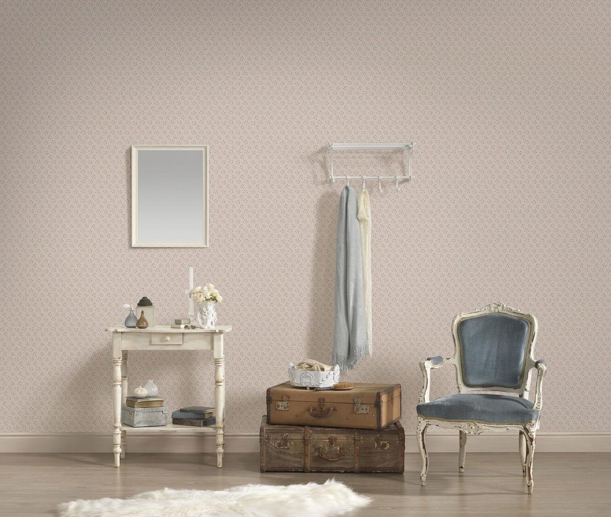VLIESTAPETE Beige 53/1005 cm - Blau, Kunststoff/Textil (53/1cm) - KUNSTLOFT