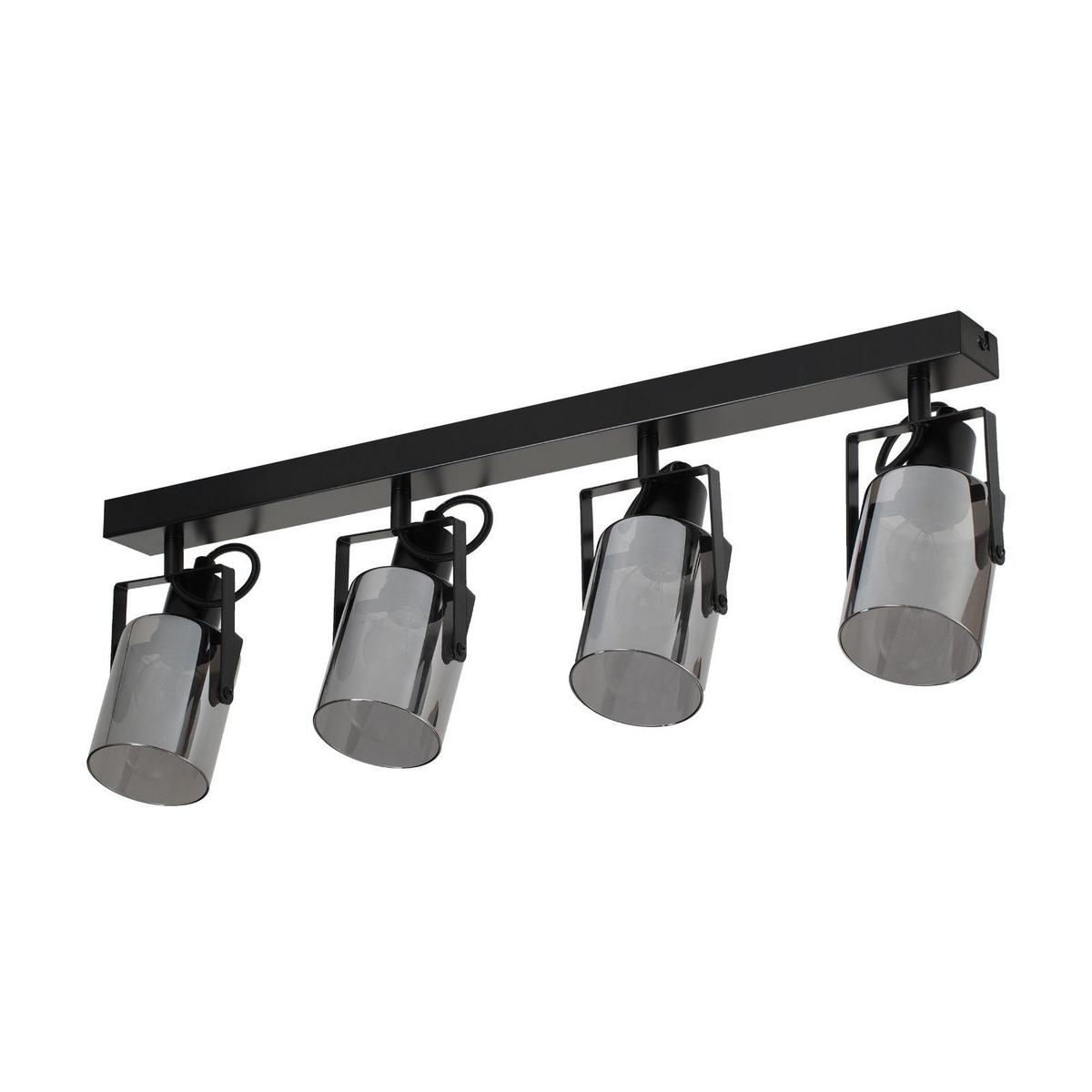 DECKENSTRAHLER Strahlwina 18/16/62 cm - Grau, Metall (62/18/16cm) - ZMH