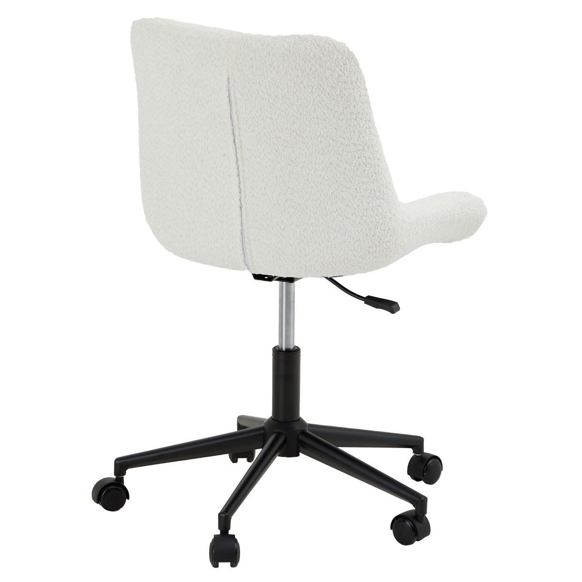 DREHSTUHL TASK weiß - Weiß, Textil (54/80/61cm) - IDIMEX