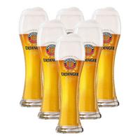 WEIZENBIERGLÄSER Erdinger transparent 500 ml 6er Set - Transparent, Glas (0.5L) - Ritzenhoff Breker
