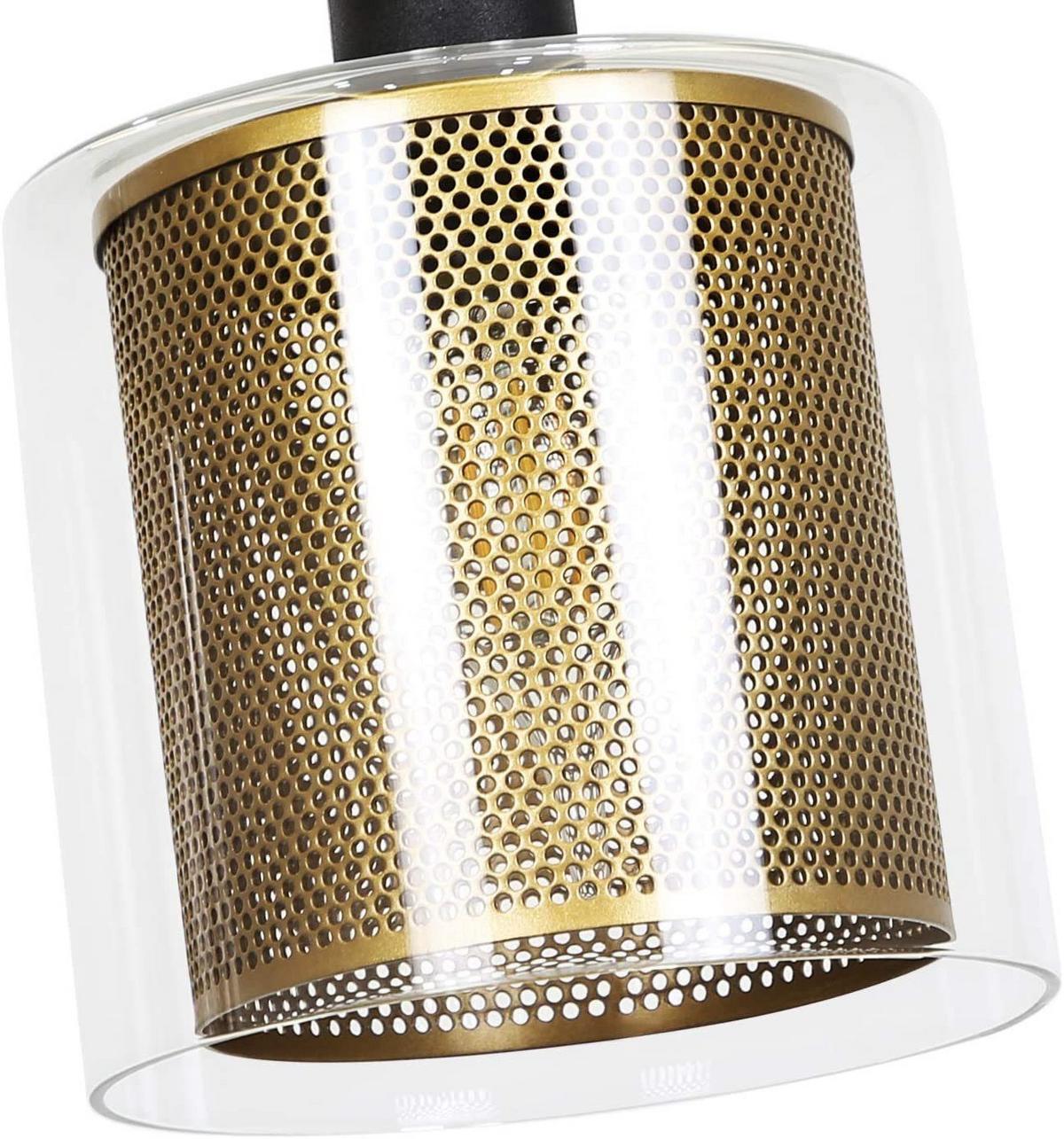 PENDELLEUCHTE Marisol 171.5/13/17.5 cm - Goldfarben, Metall (171.5/13/17.5cm) - ZMH
