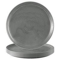 SPEISETELLER Terra Perlgrau ø 27,5 cm 6er Set - Grau, Keramik (27.8cm) - Seltmann Weiden