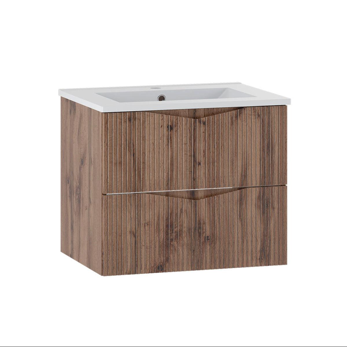 WASCHTISCH 60cm Tao Holz - Braun, Holzwerkstoff (60/50/45.8cm) - Petits-meubles