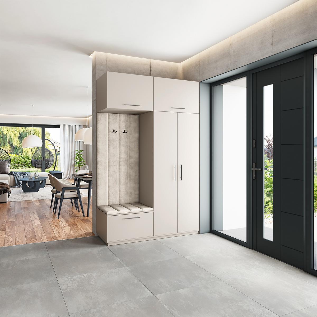 GARDEROBENSCHRANK REMA 150/240/60 cm Modern Kaschmir - Kaschmir/Beige, Holzwerkstoff (150/240/60cm) - MASSENO