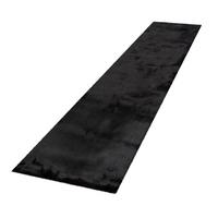 HOCHFLORTEPPICHE Schwarz 80 x 300 cm - Schwarz, Kunststoff (80/300cm) - TT Home