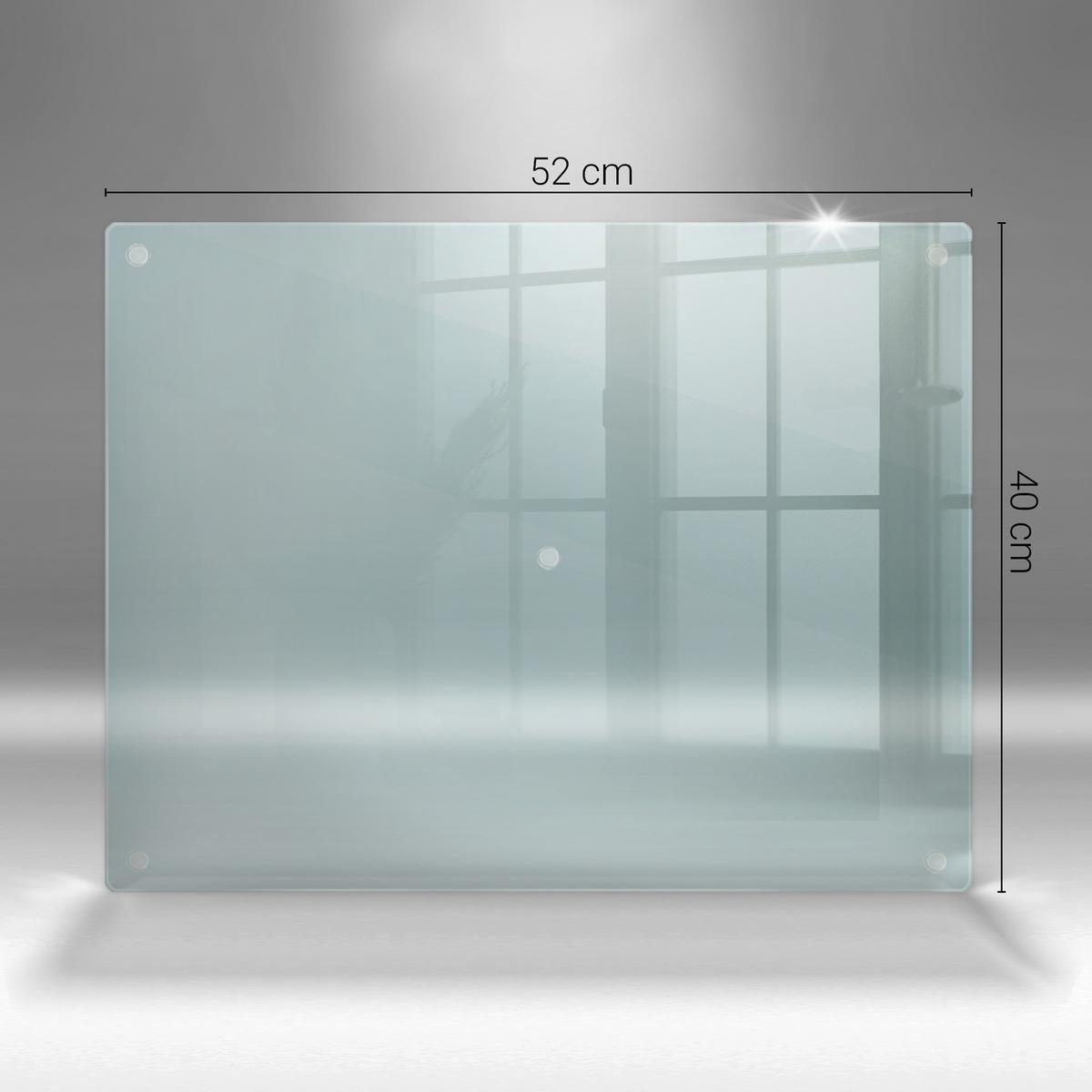 HERDABDECKPLATTE 40x52 cm Transparent - Transparent, Glas (40/0.4/52cm) - TULUP