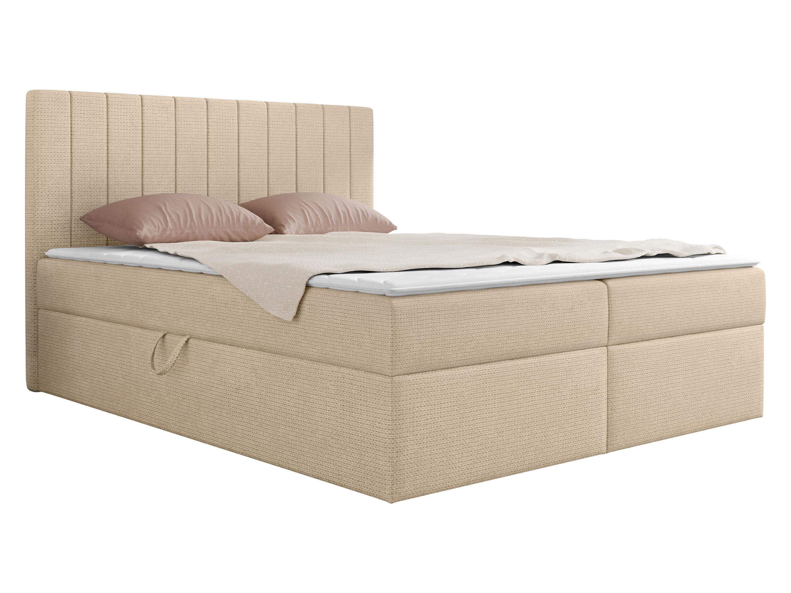 BOXBETT Everest - H3 - Beige/Schwarz, Holzwerkstoff/Kunststoff (140/200cm) - MIRJAN24