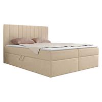 BOXBETT Everest - H3 - Beige/Schwarz, Holzwerkstoff/Kunststoff (140/200cm) - MIRJAN24