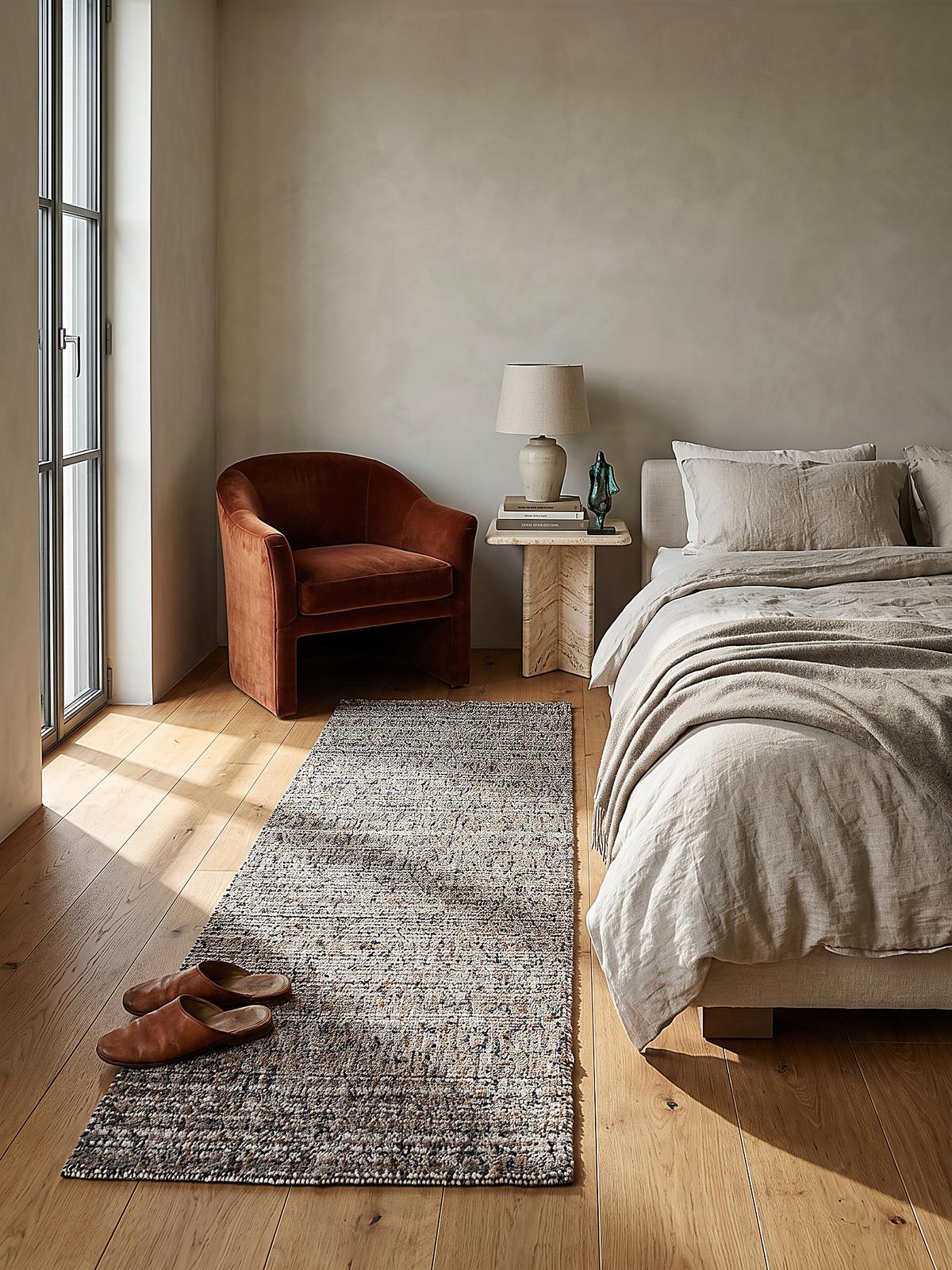 TEPPICHLÄUFER BOLLIN, Bouclé-Optik, Greige, 80 x 230 cm - Beige, Textil (80/230cm) - KADIMA DESIGN