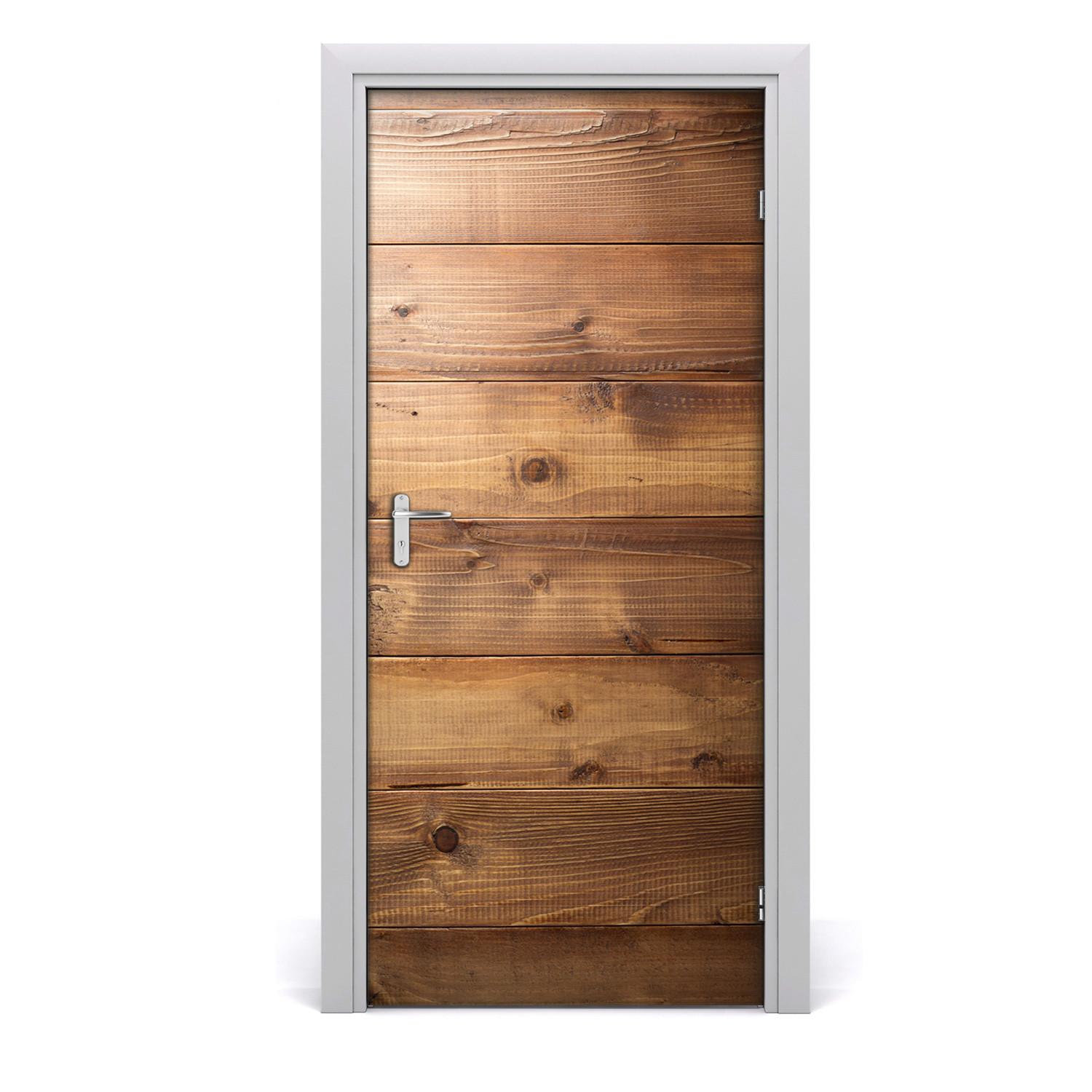TÜRAUFKLEBER 95x205 cm Dekorativ für Türen - Eichefarben, Kunststoff (95/205/0.01cm) - TULUP