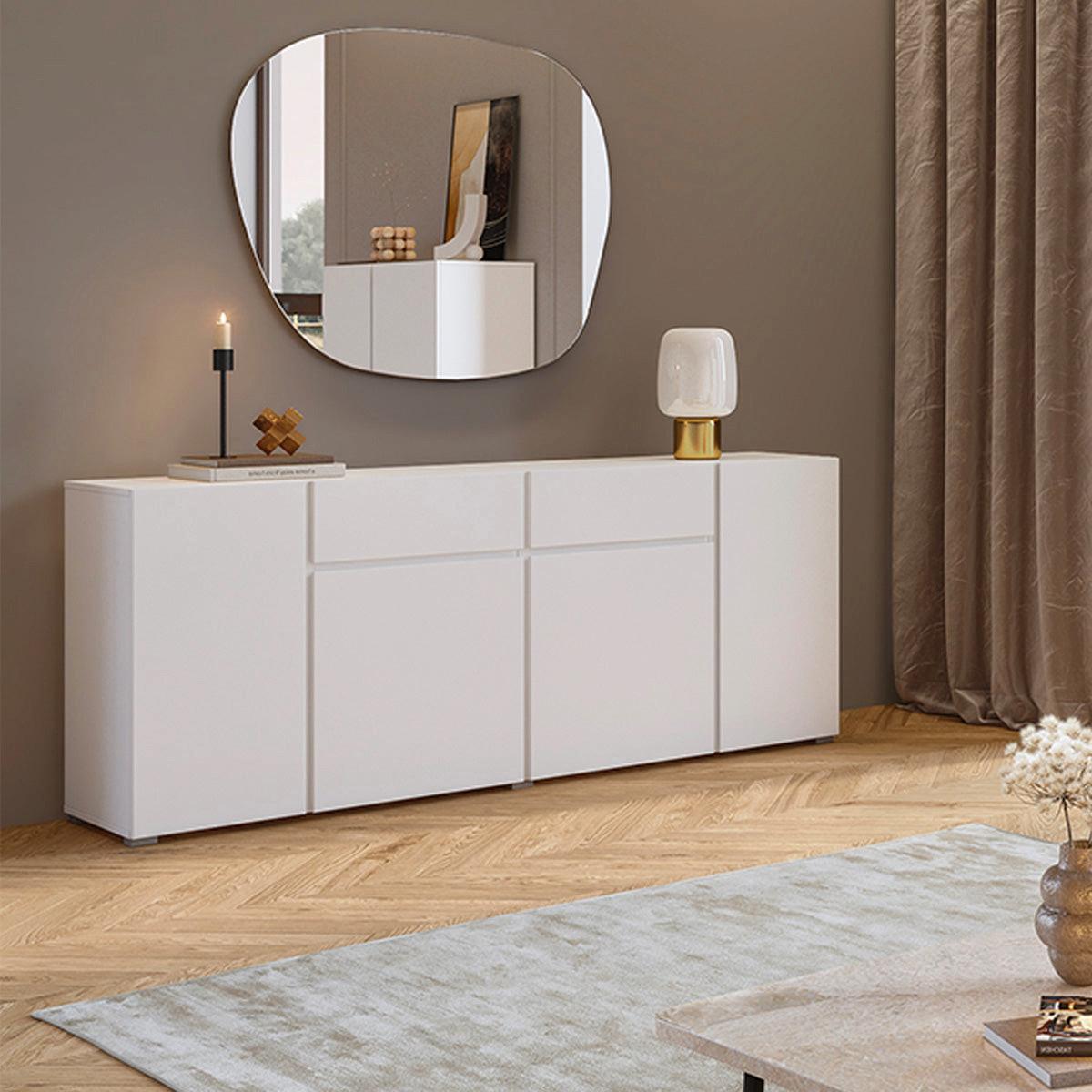 SIDEBOARD Maxis Weiß - Weiß, Holzwerkstoff (195/78/40cm) - Petits-meubles