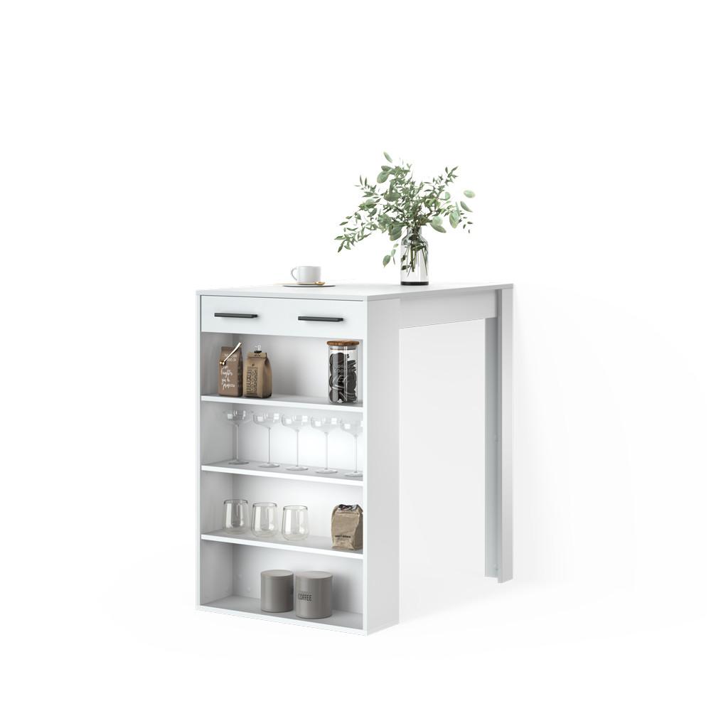 BARTISCH Regusa Weiß 67 x 100 cm - Weiß, Holzwerkstoff (100/67/106cm) - Livinity®