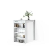 BARTISCH Regusa Weiß 67 x 100 cm - Weiß, Holzwerkstoff (100/67/106cm) - Livinity®