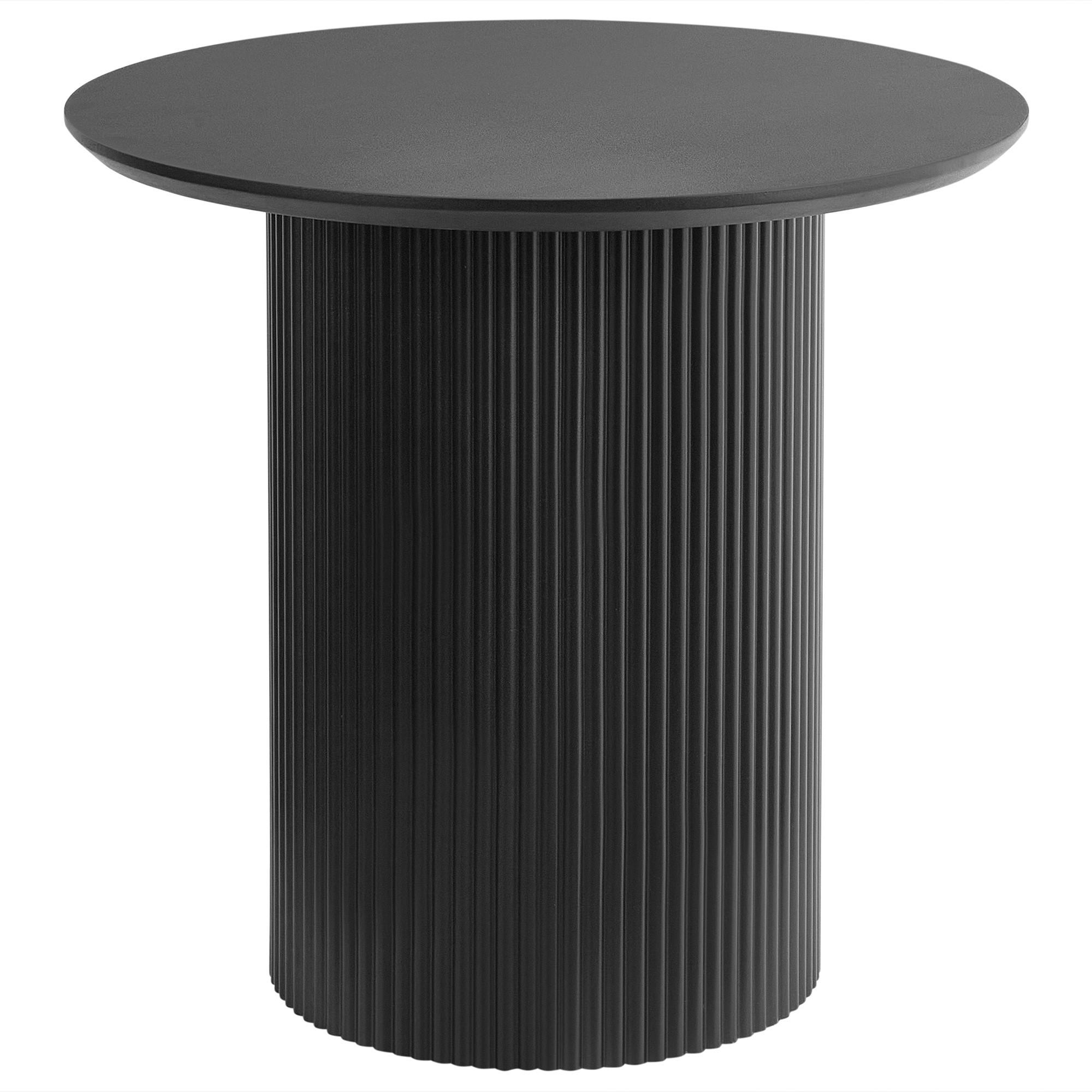 BEISTELLTISCH Schwarz Leona - Schwarz, Holzwerkstoff (50/50/48cm) - Beliani