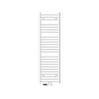 BADHEIZKÖRPER Sahara 400x1500 mm Weiß gerade mit Ventil Eckform - Weiß, Metall (40/150/3cm) - LuxeBath