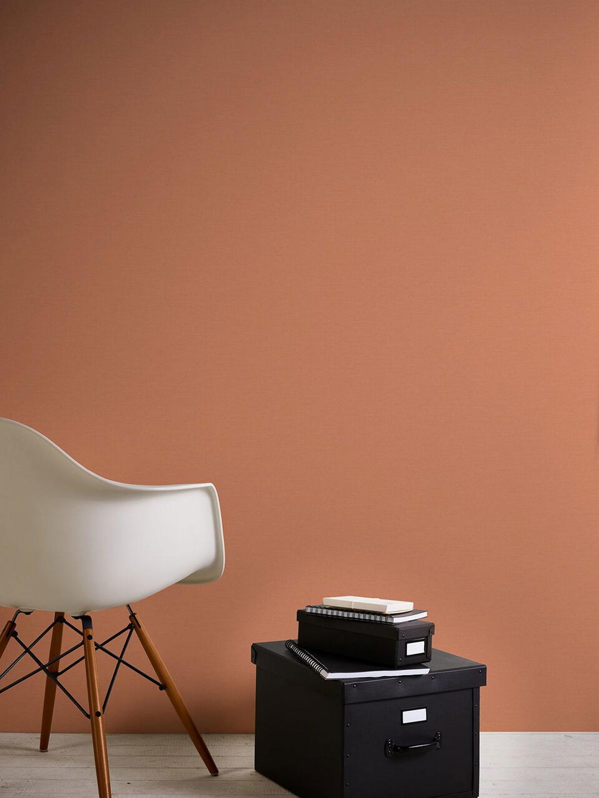 VLIESTAPETE Orange 53/1005 cm - Orange, Textil (53/1cm) - KUNSTLOFT