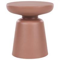 BEISTELLTISCH Goldbraun Tofet - Goldfarben, Kunststoff (39/39/44cm) - Beliani