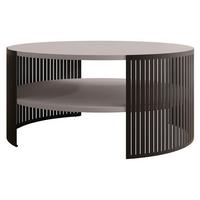 COUCHTISCH Fikoli - Kaschmir/Schwarz, Holzwerkstoff/Metall (75/75/40cm) - MIRJAN24